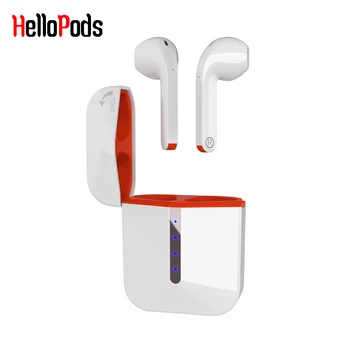 HelloPods H21T TWS Trådløse Hovedtelefoner Aircondition, Mini Bluetooth Øretelefoner 5.0 Sport Stereo Hovedtelefoner Håndfri Headset PK i7S i12