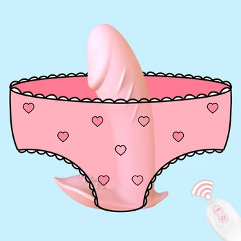 Bundløse trusser Vibrator Erotisk Legetøj til Kvinder, Vaginal G Spot Klitoris Stimulator Kvindelige Masturbato Sex Maskine med Seksuelt Par