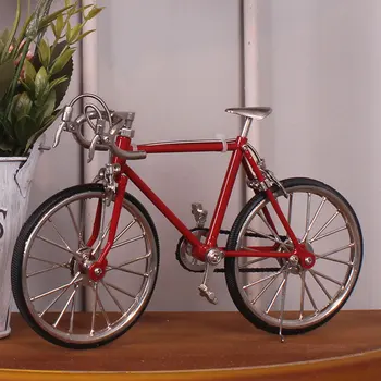 1:10 Cykel Model DIY Hjem Replica Legering Office-Samlinger Gave racercykel Miniature Børn Simulering Ornament Støbt Legetøj