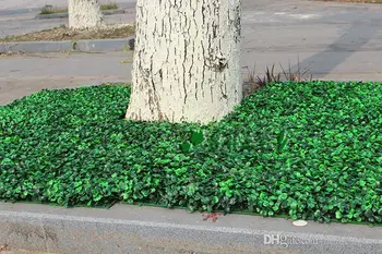 20pcs/lot 60 X 40 cm Kunstige Græs, plast buksbom mat topiary træ Milano Græs til haven Butik bryllup dekoration