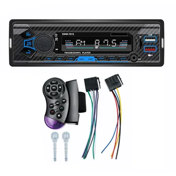 Car Radio Stereo MP3-Afspiller, BT Audio-og Hands-Free Opkald FM-Radio, USB, TF Aux-Indgang med Trådløs Fjernbetjening