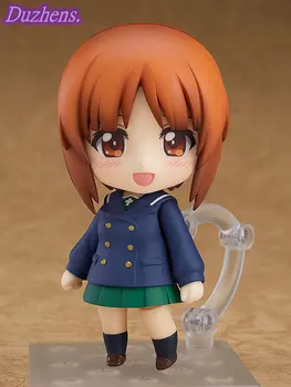 Oprindelige ægte Piger & Panzer Nishizumi Miho Q version figma PVC-Action Figur Anime Figur Model Legetøj Figur Dukke Gave