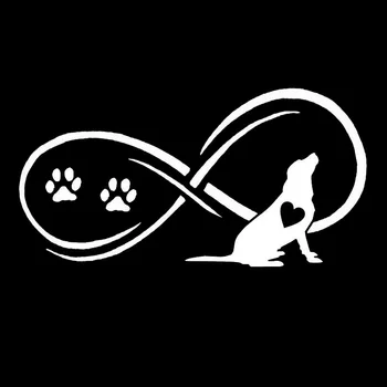 17.8*9CM Labrador Retreiver Dog Kreative Tegnefilm Decals Bil Styling Vindue, Dekorative Sticker Bærbar Kuffert Skateboard Mærkat