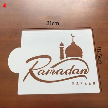 Ramadan Dekoration Part Forsyninger Fødselsdag Kage form for Udsmykning Værktøjer Ramadan Mubarak Festival Party DIY Dekorationer Kage Skimmel