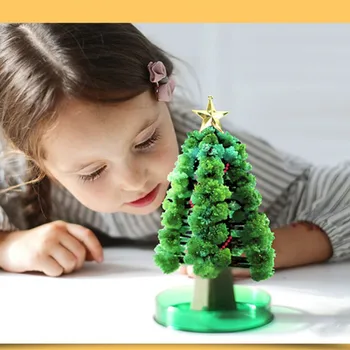 Julegave vil være prikken og sner, sakura, juletræ, krystallinsk papir, træ, der vokser