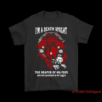 WOW jeg er En Death Knight Reaper Af Mine Fjender Shirts mands t-shirt wow Short sleeve tee