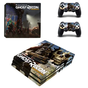 Tom Clancy ' s Ghost Recon: Wildlands PS4 Pro Hud Mærkat Mærkat for PlayStation 4 Konsol og 2 PS4 Controller Pro Vinyl Klistermærke