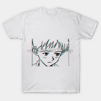 Mænd kortærmet tshirt Shinji 3D Anime Og Manga T-Shirt Kvinder t-shirt