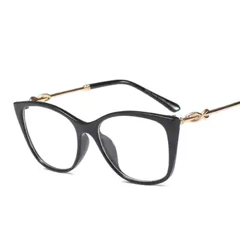 To Gratis forsendelse, farve ramme cat ' s eye anti blå lys briller kan være udstyret med nærsynethed linse ramme lys luksus