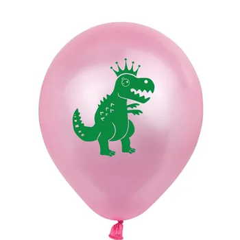 ZLJQ 30stk Dinosaur Party Fødselsdag Ballon Grøn Dinosaur Latex 12 tommer Ballon nytår Dekoration Overraskelse