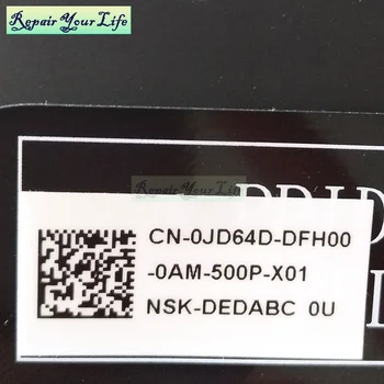 UK Bærbar baggrundsbelyst Tastatur til Dell 0JD64D JD64D NSK-DEDABC GB Britiske Pc bærbare keyboards med baggrundslys oprindelige udskiftning