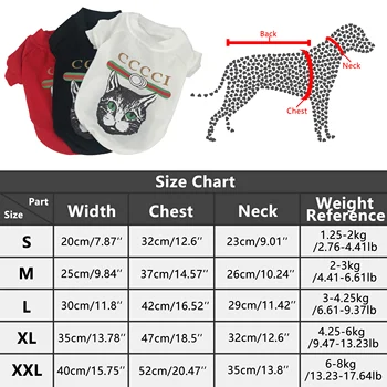 Dog Tøj, Bomuld, Dog T-Shirt Sød Kat Mønster Hunde Tøj til Forår Sommer Hvalp Sweater til fransk Bulldog-Sweatshirt