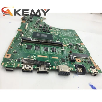 Akemy For ASUS X456UA Laotop Bundkort X456UV X456UQk X456UAM X456UVK Bundkort med i5-6200U CPU, 4GB RAM