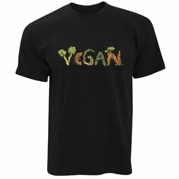 Vegansk T-Shirt Vegetabilske Livsstil Illustration Bæredygtig Sund Kost