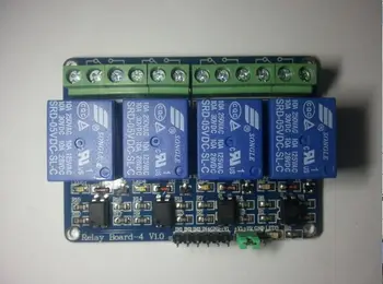Fire-vejs relæ-modul med optokobler og output af relæ control board