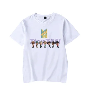 Dol JIN SUGA J HÅBER JIMIN V JUNGKOOK T-shirt Bangtan T-Shirt, Kvinder, Drenge koreansk Stil Overdimensionerede Kpop Tshirt Kvindelige Ulzzang
