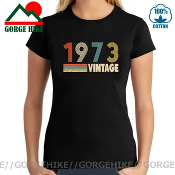 Mode er Født i 1973 T-shirt med Vintage 1973 T Shirts mænd 48th Jubilæum, Fødselsdag, Gave, T-Shirt Kvinder og mand, Kone, Mand, Far Tee