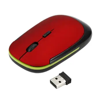 USB-Modtager Trådløs Mus På 2,4 GHz-Ultra-tynd Optisk Ergonomi Gaming Mus Business Kontor Mus, 4 Taster For Bærbare PC