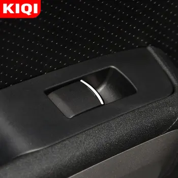 KIQI Bil Windows Lift-Knappen for at Skifte Trim Mærkat for Nissan Marts 2011 - 2016 Tilbehør ABS-Krom Interiør Ændring Dele