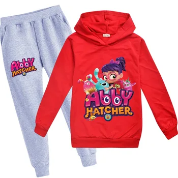 Abby Hatcher S Kids Tøj Og Hættetrøjer Sweater Bomuld Sweatshirt Passer Tegnefilm Sæt Teenager, Drenge, Piger Beklædning Pullover Hip Hop
