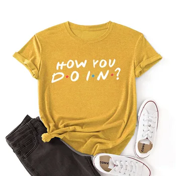 Hvordan Du Laver Print Kvinder T-shirt Mode kortærmet Sommer t-Shirt Femme Gaphic Toppe Kvinder Tøj Ropa De Verano Mujer