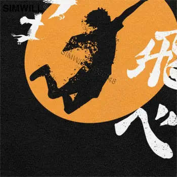 Anime Haikyuu Mænd T-Shirt Karasuno Hinata Smadre T-Shirt Mode Bokuto Oya Manga Volleyball Tee Korte Ærmer Bomuld Toppe