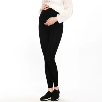 Justerbar Leggings NYE Moderskab Bukser, Leggings Gravide Kvinder Tynd og Blød Bukser med Høj Talje Tøj Stor Størrelse