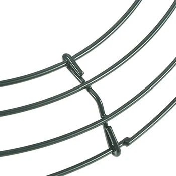 2 Pack Wire Krans Stel Wire Krans, der Gør Ringe Grøn for det Nye År Valentines Dekoration (8 Tommer)