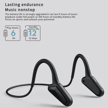 Z2 Bone Conduction Koncept Bluetooth-Headset, Trådløse Fitness Hængende Øre Krog Hovedtelefoner Lang Levetid Vandtætte Høretelefoner, Earbuds