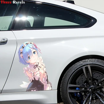 Tre Ratels FC591 Re nul Rem gøre Anime pige pvc køleskab large auto sticker til dekoration