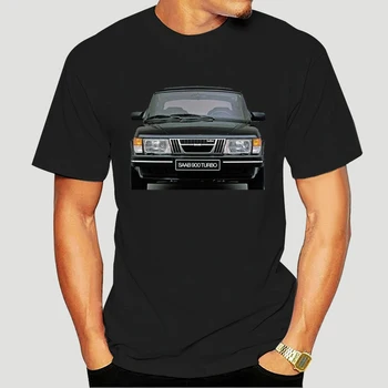 Mænd Tshirt SAAB 900 Turbo Black Unisex T-Shirt med Printet T-Shirt t-Shirts top-0494D