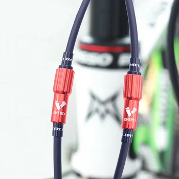 2PC Høj Kvalitet Cykel Gear Kabel til Justering Tyller Inline Gear Forskifter Længde Skrue Tønde MTB Cykel Tilbehør