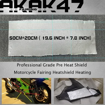 Professionel Kvalitet Pre varmeskjold Motorcykel Fairing Heatshield Varme Til Honda CBR 250R 400RR 500R 600 600F 600RR F2 F3 F4