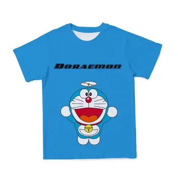 Kawaii Doraemon 3D børnetøj Mode Kids T-shirt Baby Tegnefilm Sommer Tøj Harajuku Animationsfilm Søde Streetwear