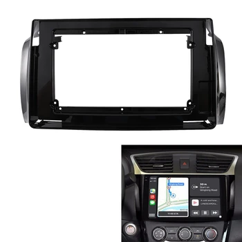 10.1 Tommer Bil Radio Fascia for Nissan Sylphy Sentra 2012-2017 Dashboard Installation Trim-Kit Ramme Stereo Panel