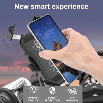 Motorcykel Cykel Telefon Holder Til iPhone Samsung Universal Motorcykel Tilbehør Beslag Type Handlebar Mount Stå