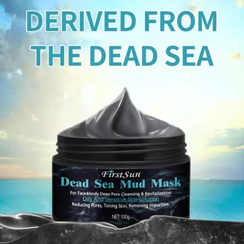 Mindsker Porer, Hudorme Akne, Fedtet Hud Pure Dead Sea Mud Mask Fugtgivende Maske