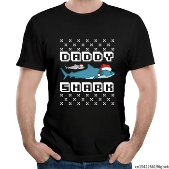 Haj Daddy Elskere Doo Udskrive Grafiske kortærmet T-Shirt
