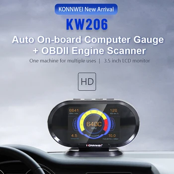 Holdbar Bil Diagnostisk Scanner 3,5 Tommer Skærm Bil-Kode Læser Skyld Detektor for OBD2 Protokol Kompatibel Biler