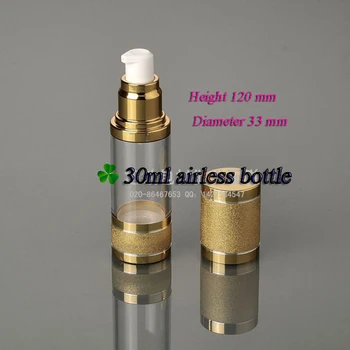 FM Kapacitet 30 ML airless plast lotion flaske med airless pumpe, der anvendes til Kosmetiske Sprøjte