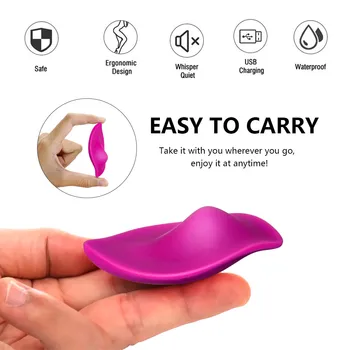 Bærbare Vibrator Trådløst fjernbetjent Klitoris Stimulator Usynlige Vibrator Trusse Bærbare Vibrerende Æg Sex Legetøj til Kvinder