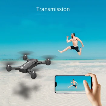 WiFi RC Drone 4K Twin, dobbelt Vidvinkel Kamera Optisk Flow Højde Holde Antenne Video Quadcopter, Fly, helikopter, fly kid Legetøj