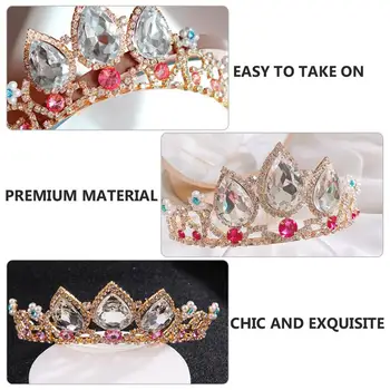 En krystal diamant hovedklæde hovedklæde hovedklæde hår ornament kvinder ' s crown smukke fashionable