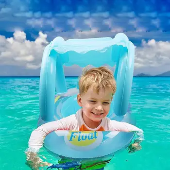 () Vand Oppustelige børns spædbarn med strang båd klokker bånd båd børn under armene med rem båd blue bells