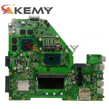 Akemy X550VQ Bundkort for ASUS X550VX X550VQ FZ50VX FH5900V X550VX Laptop bundkort testet oprindelige I5-6300HQ GT940M 4GB RAM