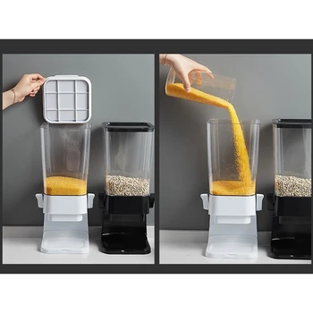 Korn Dispenser-tørfoder Dispenser Køkkenbordet Slisken-Design Åbning Vil ikke Knuse Korn Kan Holde Korn Slik