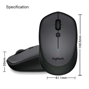Logitech M336 Oprindelige Trådløse Bluetooth Mus trådløs mus med Farverige 1000 dpi til Windows ,Mac Chrome OS,Android