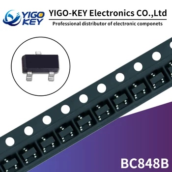 100PCS BC848B SOT23 BC848 SOT SMD SOT-23 1K Nye og Originale Transistor
