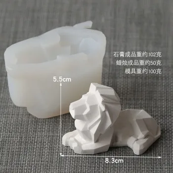3D Silikone Stearinlys Forme til Stearinlys Gøre Leverancer Aromaterapi Gips Sæbe Mould DIY Håndlavet Håndværk Chokolade Gør Værktøjer