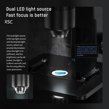 2000X USB-Mikroskop Håndholdte 5million Pixel Digital Mikroskop USB-Interface Elektron Mikroskoper Med 11 Lysdioder Med Beslag